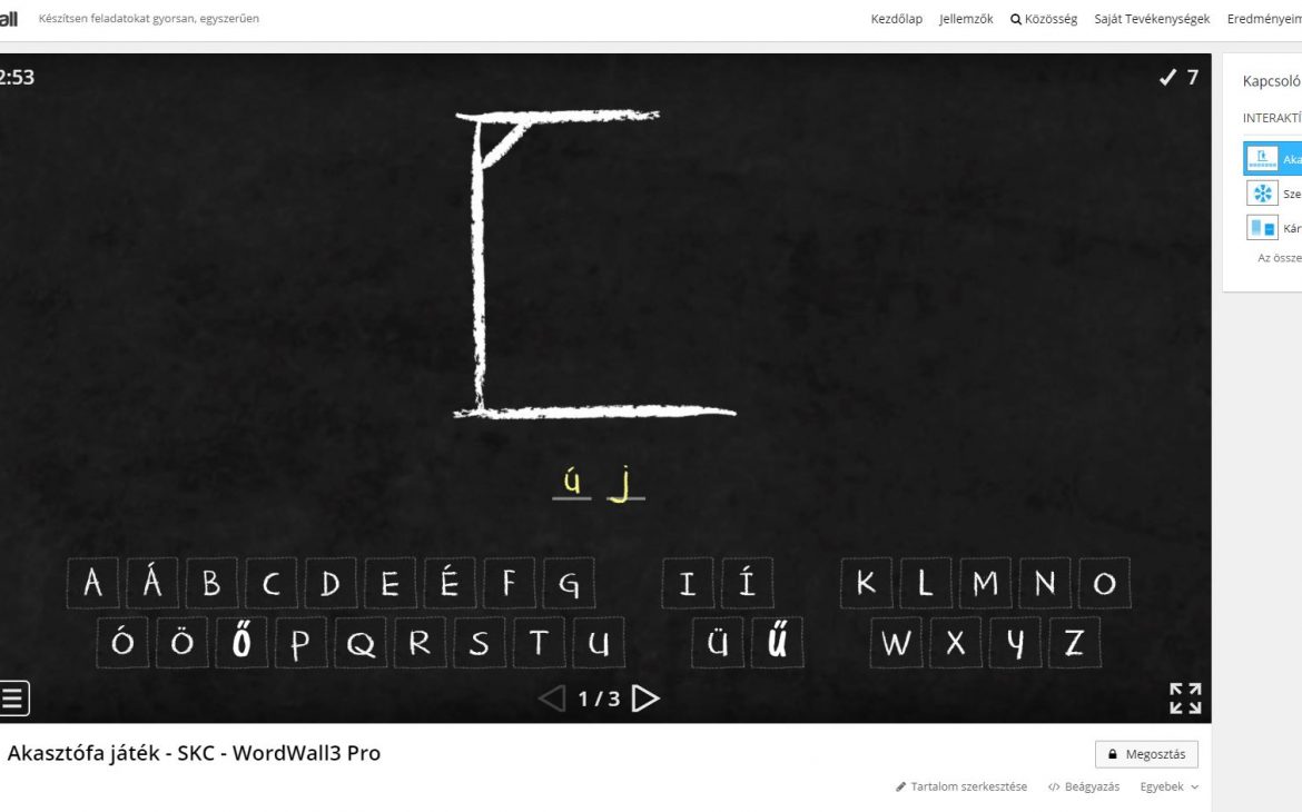 Új activity feladatkészítő a WordWall3 Pro verzióban!